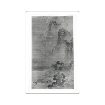 Unidentified artist - River Valley in Mist in the Zen Manner - 14th–15th century - STICKER Vinyl Kiss-Cut Decal