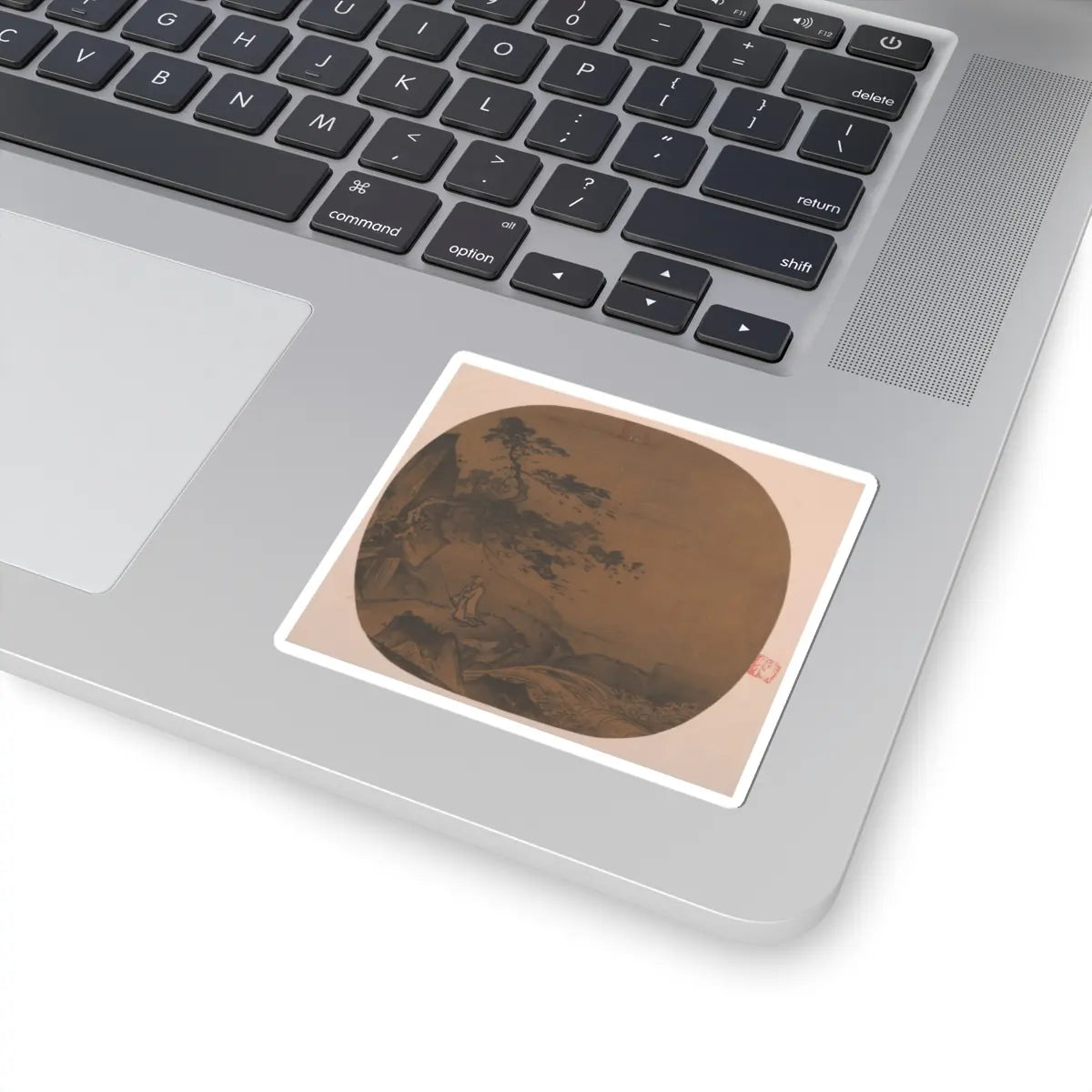 Unidentified artist - Sage under Windy Tree - 18th–19th century - STICKER Vinyl Kiss-Cut Decal