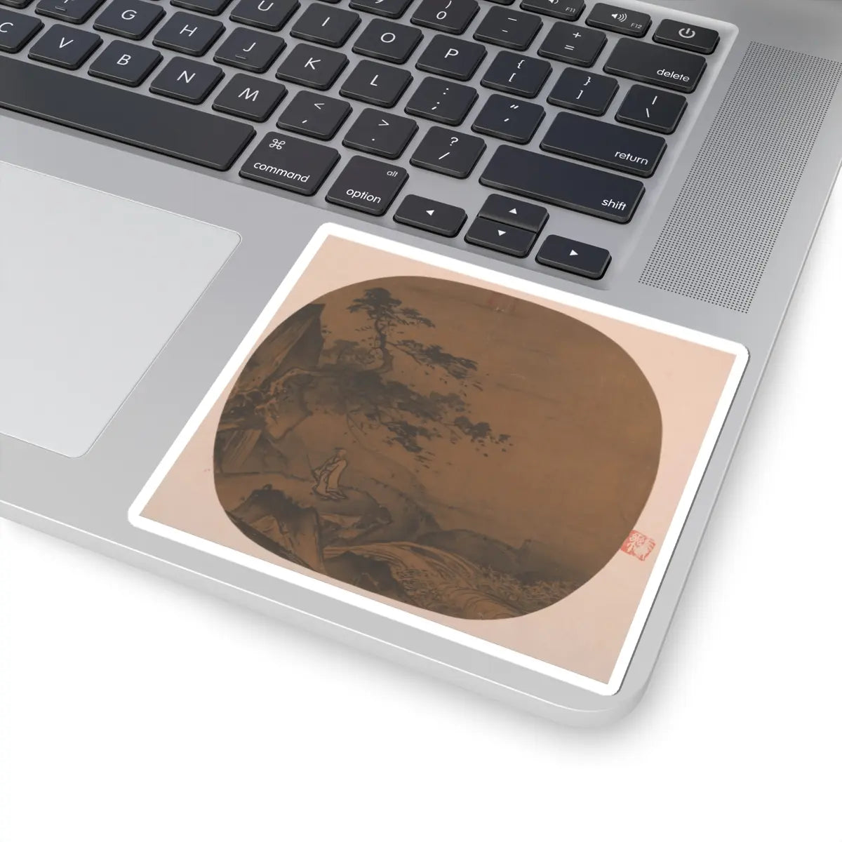 Unidentified artist - Sage under Windy Tree - 18th–19th century - STICKER Vinyl Kiss-Cut Decal