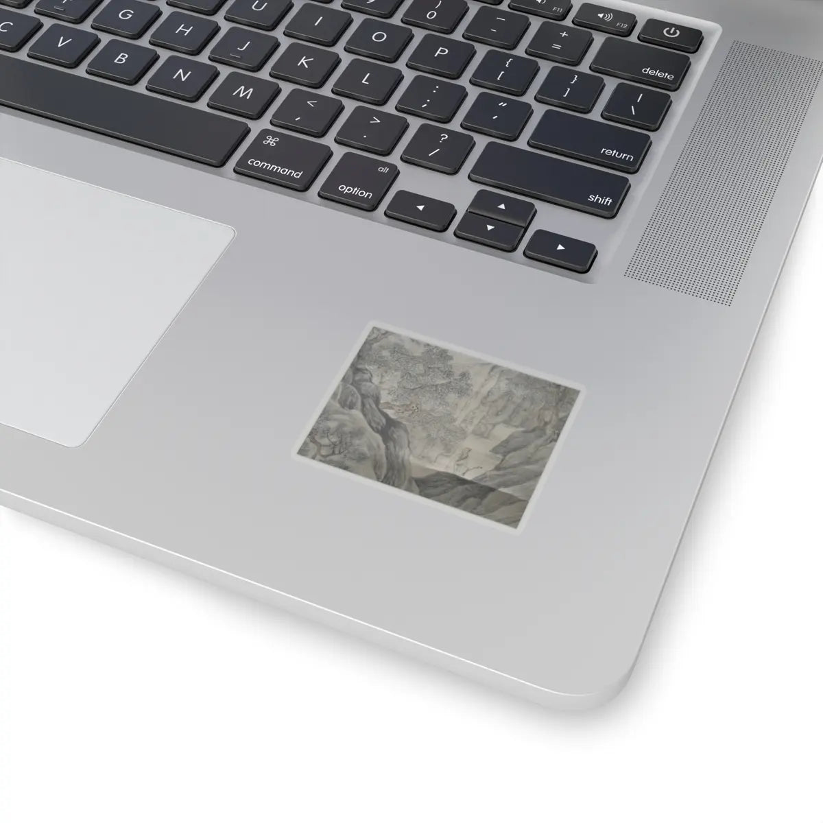 Unidentified artist - Scholar Admiring Autumn Scenery - ca. 1525 v1 - STICKER Vinyl Kiss-Cut Decal