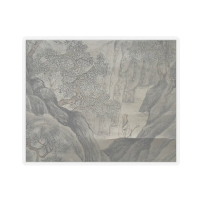 Unidentified artist - Scholar Admiring Autumn Scenery - ca. 1525 v1 - STICKER Vinyl Kiss-Cut Decal