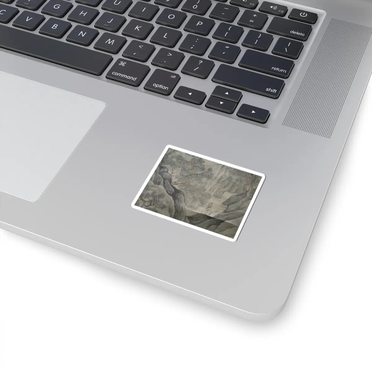 Unidentified artist - Scholar Admiring Autumn Scenery - ca. 1525 v1 - STICKER Vinyl Kiss-Cut Decal