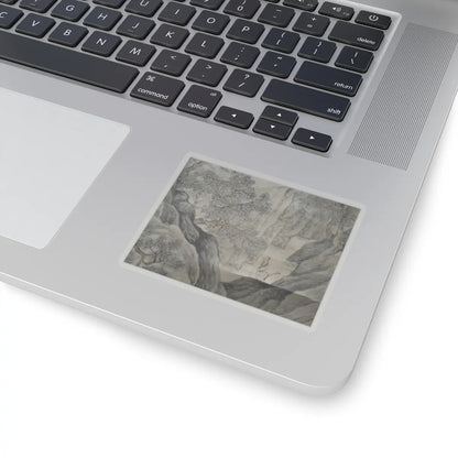 Unidentified artist - Scholar Admiring Autumn Scenery - ca. 1525 v1 - STICKER Vinyl Kiss-Cut Decal