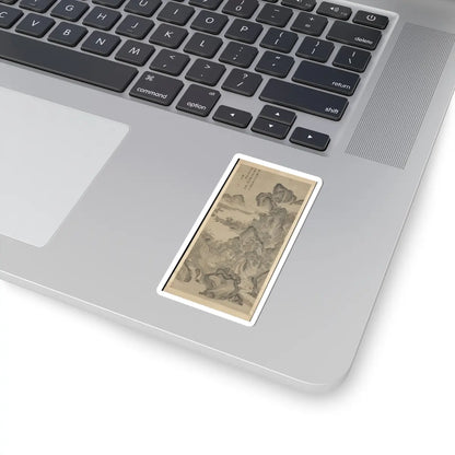 Unidentified artist - Scholar Admiring Autumn Scenery - ca. 1525 v2 - STICKER Vinyl Kiss-Cut Decal