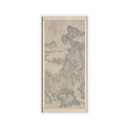 Unidentified artist - Scholar Admiring Autumn Scenery - ca. 1525 v2 - STICKER Vinyl Kiss-Cut Decal