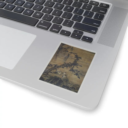 Unidentified artist - Scholar and Attendant in Mountain Retreat - unknown - STICKER Vinyl Kiss-Cut Decal