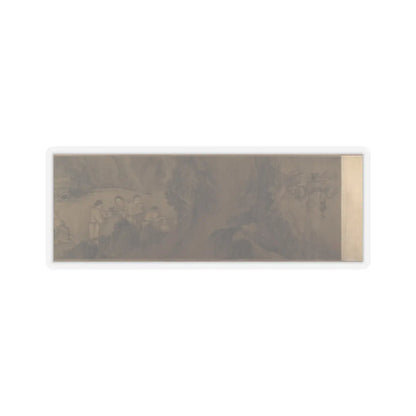 Unidentified artist - Scholars and Monkeys under Trees - unknown v6 - STICKER Vinyl Kiss-Cut Decal