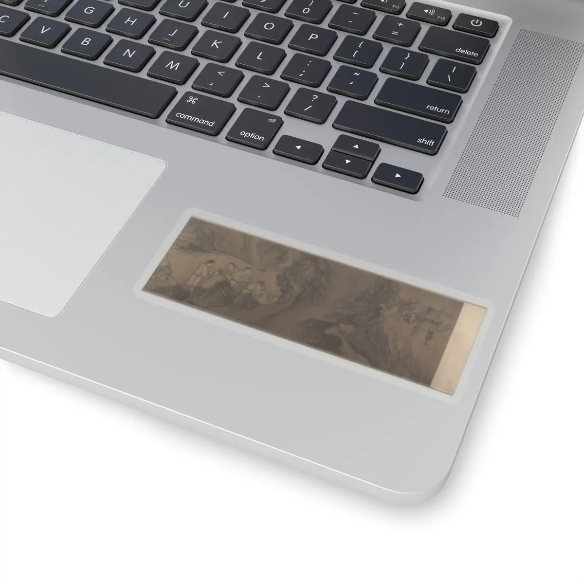 Unidentified artist - Scholars and Monkeys under Trees - unknown v6 - STICKER Vinyl Kiss-Cut Decal