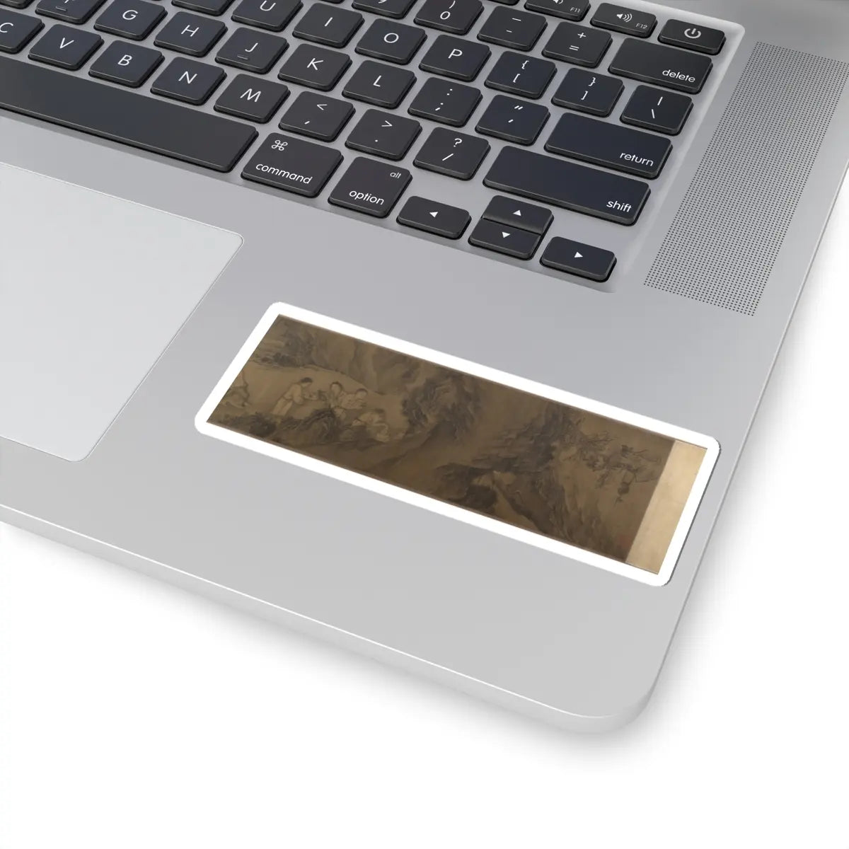 Unidentified artist - Scholars and Monkeys under Trees - unknown v6 - STICKER Vinyl Kiss-Cut Decal