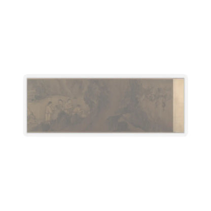 Unidentified artist - Scholars and Monkeys under Trees - unknown v6 - STICKER Vinyl Kiss-Cut Decal