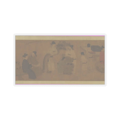 Unidentified artist - Scholars of the Liuli Hall - late 13th century v7 - STICKER Vinyl Kiss-Cut Decal