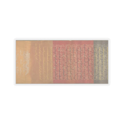 Unidentified artist - Scroll of Commission - dated 1862 v9 - STICKER Vinyl Kiss-Cut Decal