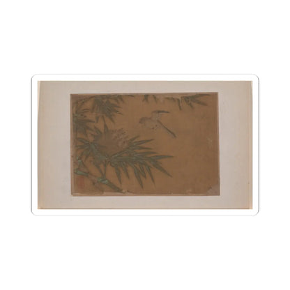 Unidentified artist - Seven Birds in Bamboo Tree Nest - unknown - STICKER Vinyl Kiss-Cut Decal