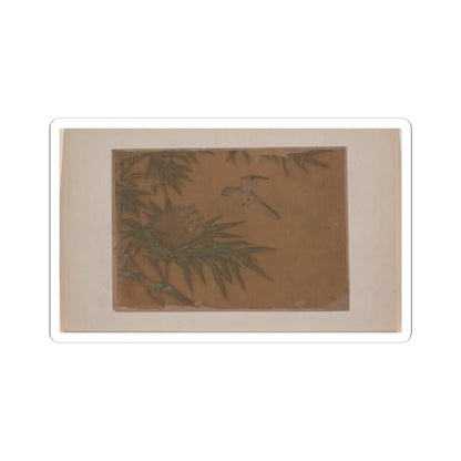 Unidentified artist - Seven Birds in Bamboo Tree Nest - unknown - STICKER Vinyl Kiss-Cut Decal