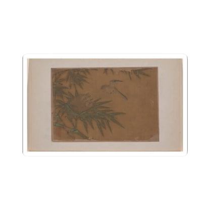 Unidentified artist - Seven Birds in Bamboo Tree Nest - unknown - STICKER Vinyl Kiss-Cut Decal