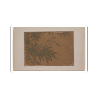 Unidentified artist - Seven Birds in Bamboo Tree Nest - unknown - STICKER Vinyl Kiss-Cut Decal