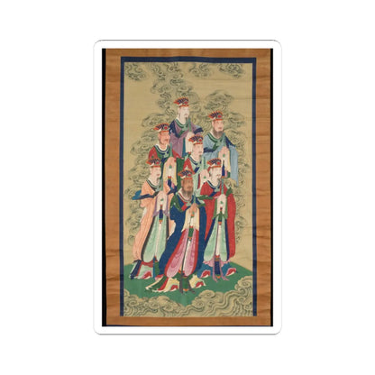 Unidentified artist - Seven Dignitaries - unknown v1 - STICKER Vinyl Kiss-Cut Decal