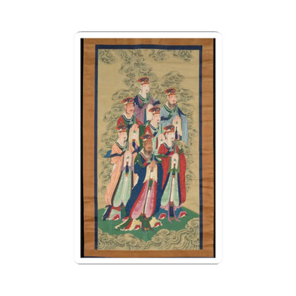 Unidentified artist - Seven Dignitaries - unknown v1 - STICKER Vinyl Kiss-Cut Decal