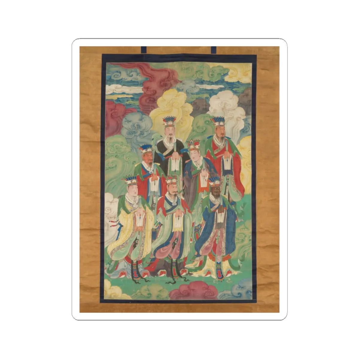 Unidentified artist - Seven Heavenly Emperors - unknown v1 - STICKER Vinyl Kiss-Cut Decal