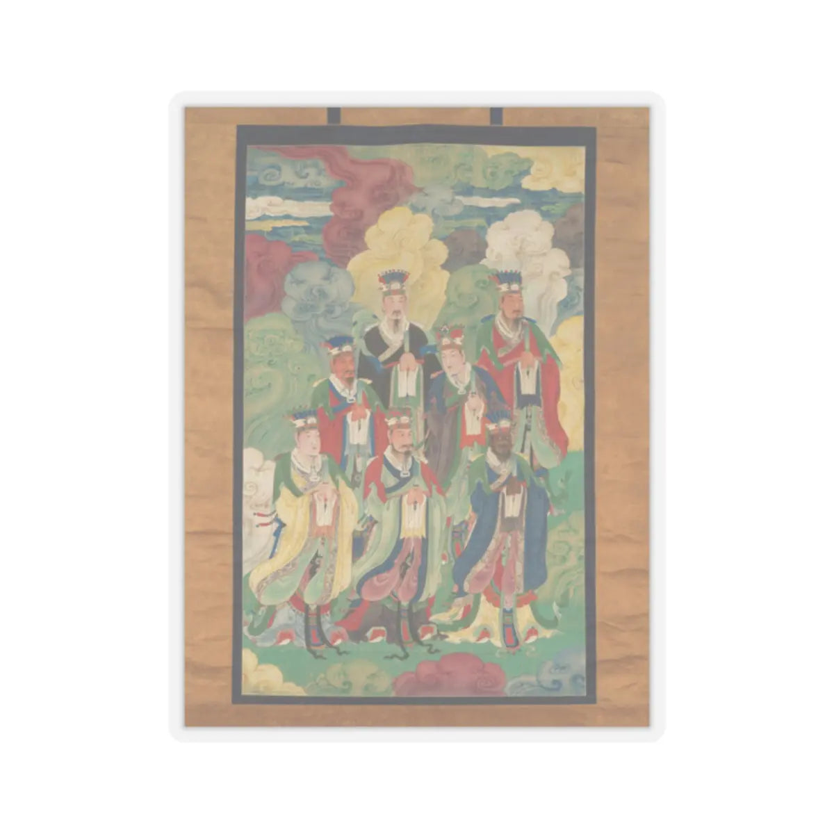 Unidentified artist - Seven Heavenly Emperors - unknown v1 - STICKER Vinyl Kiss-Cut Decal