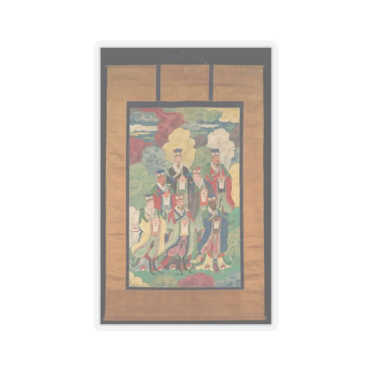 Unidentified artist - Seven Heavenly Emperors - unknown v2 - STICKER Vinyl Kiss-Cut Decal