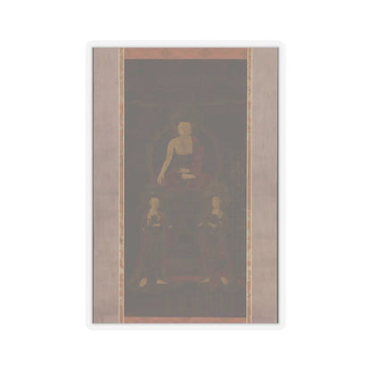 Unidentified artist - Shakyamuni triad - 1565 v1 - STICKER Vinyl Kiss-Cut Decal