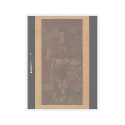 Unidentified artist - Shakyamuni with luohan, heavenly king, and boys - early 17th century v1 - STICKER Vinyl Kiss-Cut Decal