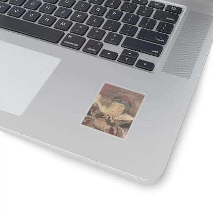 Unidentified artist - Shakyamuni with luohan, heavenly king, and boys - early 17th century v5 - STICKER Vinyl Kiss-Cut Decal