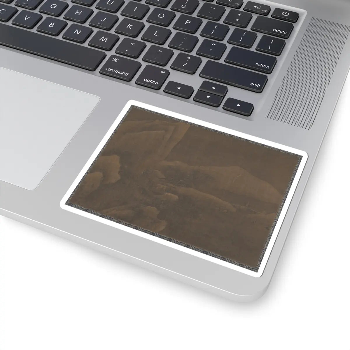 Unidentified artist - Snow Landscape - unknown - STICKER Vinyl Kiss-Cut Decal