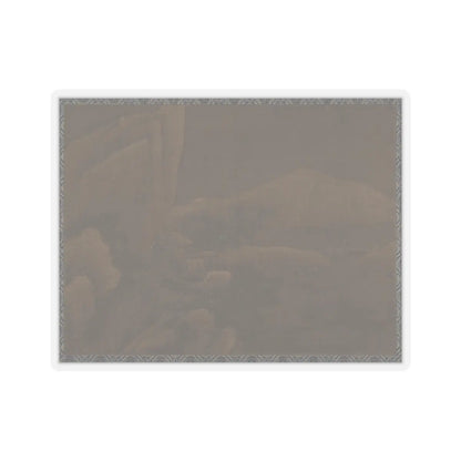 Unidentified artist - Snow Landscape - unknown - STICKER Vinyl Kiss-Cut Decal