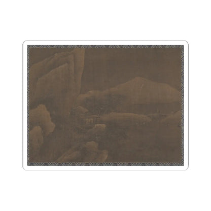 Unidentified artist - Snow Landscape - unknown - STICKER Vinyl Kiss-Cut Decal