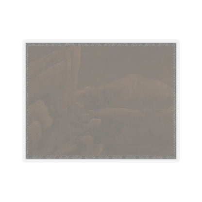Unidentified artist - Snow Landscape - unknown - STICKER Vinyl Kiss-Cut Decal