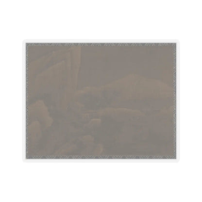 Unidentified artist - Snow Landscape - unknown - STICKER Vinyl Kiss-Cut Decal