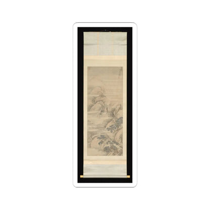 Unidentified artist - Snowscape - dated 1682 v2 - STICKER Vinyl Kiss-Cut Decal