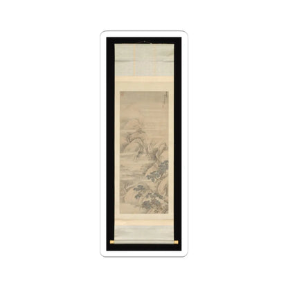 Unidentified artist - Snowscape - dated 1682 v2 - STICKER Vinyl Kiss-Cut Decal