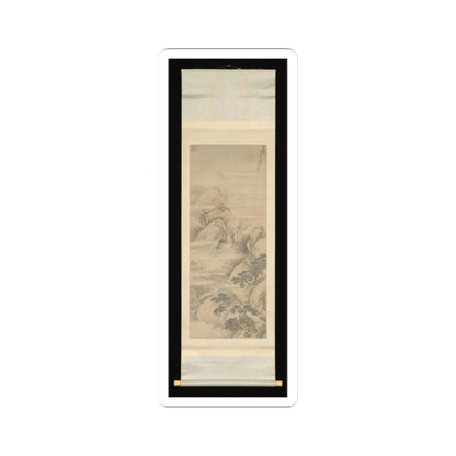 Unidentified artist - Snowscape - dated 1682 v2 - STICKER Vinyl Kiss-Cut Decal