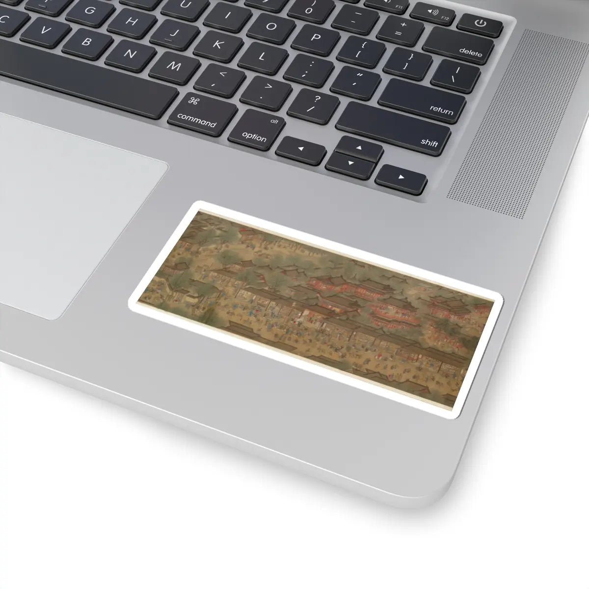 Unidentified artist - Spring Festival on the River - 18th century v10 - STICKER Vinyl Kiss-Cut Decal