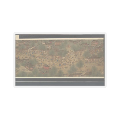 Unidentified artist - Spring Festival on the River - 18th century v12 - STICKER Vinyl Kiss-Cut Decal