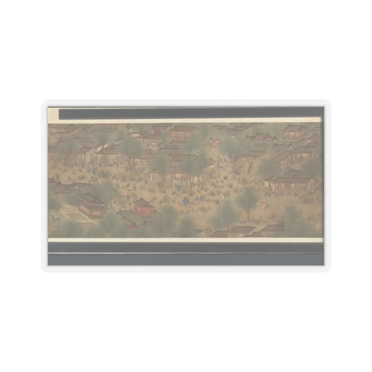 Unidentified artist - Spring Festival on the River - 18th century v12 - STICKER Vinyl Kiss-Cut Decal