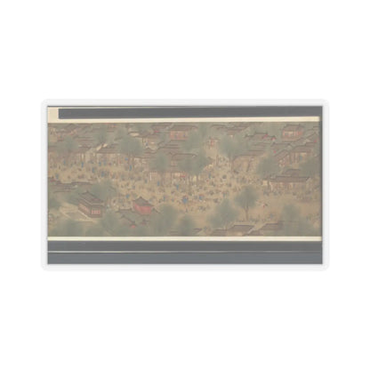 Unidentified artist - Spring Festival on the River - 18th century v12 - STICKER Vinyl Kiss-Cut Decal