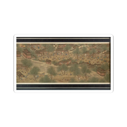 Unidentified artist - Spring Festival on the River - 18th century v13 - STICKER Vinyl Kiss-Cut Decal