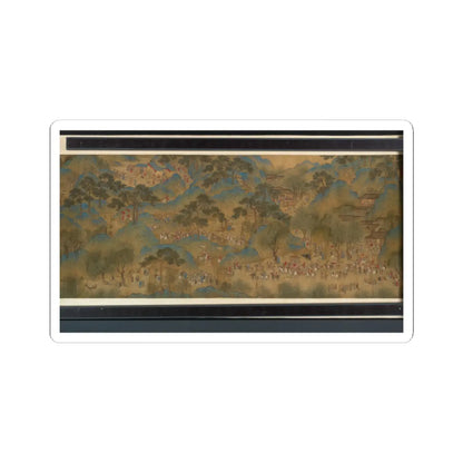 Unidentified artist - Spring Festival on the River - 18th century v17 - STICKER Vinyl Kiss-Cut Decal