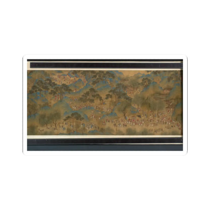 Unidentified artist - Spring Festival on the River - 18th century v17 - STICKER Vinyl Kiss-Cut Decal