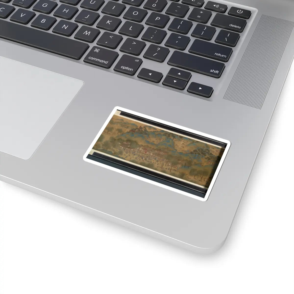 Unidentified artist - Spring Festival on the River - 18th century v18 - STICKER Vinyl Kiss-Cut Decal
