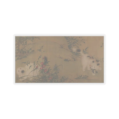 Unidentified artist - Spring Play in a Tang Garden - 18th century v1 - STICKER Vinyl Kiss-Cut Decal