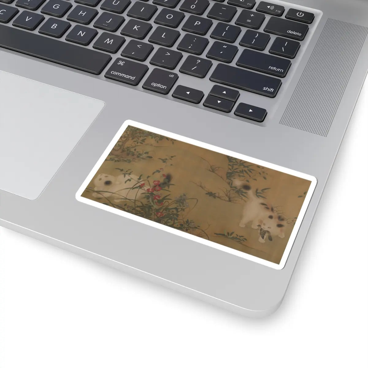 Unidentified artist - Spring Play in a Tang Garden - 18th century v1 - STICKER Vinyl Kiss-Cut Decal
