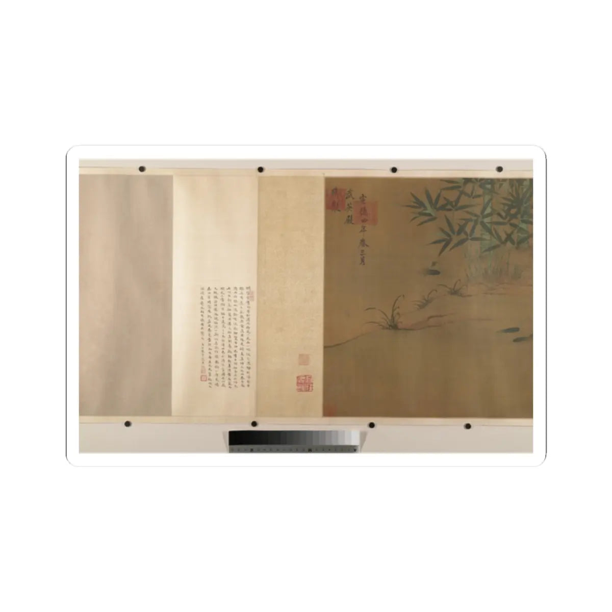Unidentified artist - Spring Play in a Tang Garden - 18th century v10 - STICKER Vinyl Kiss-Cut Decal