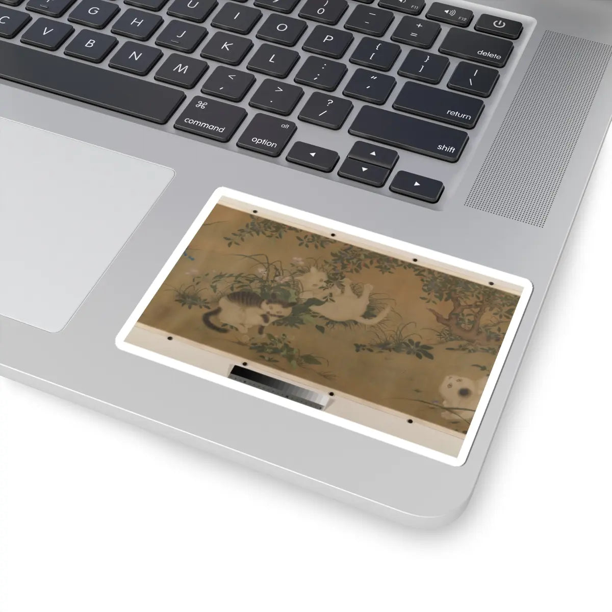 Unidentified artist - Spring Play in a Tang Garden - 18th century v8 - STICKER Vinyl Kiss-Cut Decal