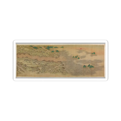 Unidentified artist - Ten Thousand Miles along the Yellow River - datable to 1690–1722 v2 - STICKER Vinyl Kiss-Cut Decal