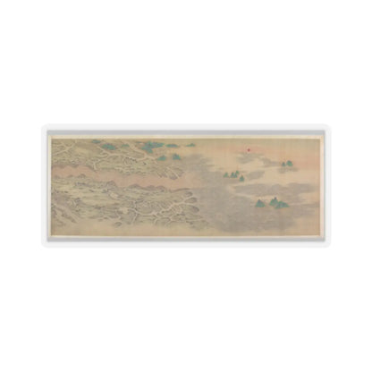 Unidentified artist - Ten Thousand Miles along the Yellow River - datable to 1690–1722 v2 - STICKER Vinyl Kiss-Cut Decal